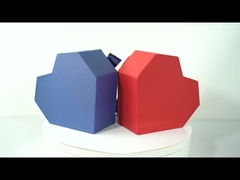 ขายกล่องบรรจุภัณฑ์แบบกำหนดเองกล่องของขวัญแต่งงานสุดหรูกล่องกระดาษแข็งพร้อมริบบิ้น