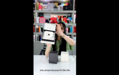 กล่องกระดาษกรอกสีเทาหรู Custom EVA Gold Stamping กระดาษเครื่องสําอาง