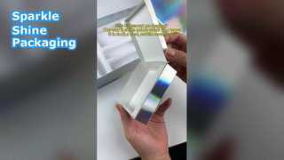 กล่องเครื่องประดับโฮโลแกรมหรูหราบรรจุภัณฑ์แบบกำหนดเอง