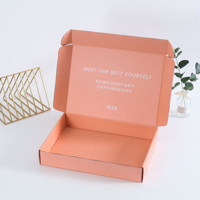 กล่องกระดาษทอแบบพับได้ Eco Friendly Gift Packaging Box Mailers