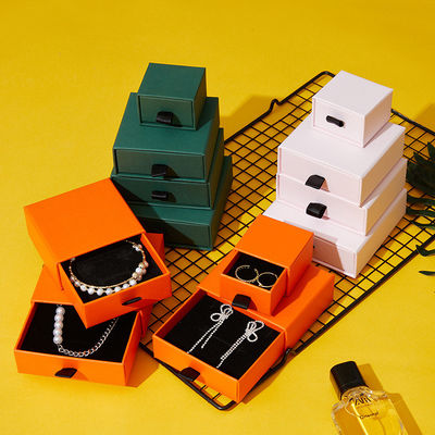 บรรจุภัณฑ์กล่องเครื่องประดับรีไซเคิลลิ้นชักกระดาษ OEM