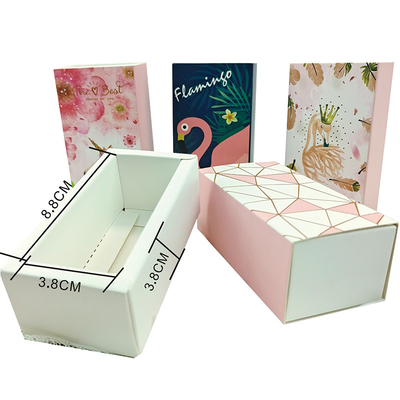 กล่องบรรจุภัณฑ์เครื่องสำอางสีสันสดใสกล่องของขวัญลิปสติกกล่องใส่เครื่องประดับ