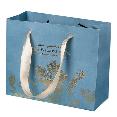 Hot Stamping Cardboard Gift Packaging Box กระเป๋าถือเป็นมิตรกับสิ่งแวดล้อม