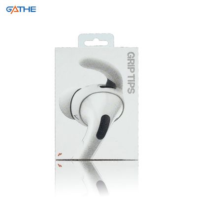 OEM กล่องกระดาษคาร์ดบอร์ดสีขาวที่พับได้กล่องกระดาษสําหรับหูฟังกล่องกระดาษบรรจุกล่องที่มีมือ