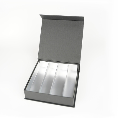 OEM หรูหรากล่องทรงหนังสือแม่เหล็กกล่องกระดาษกระดาษกระดาษบรรจุกล่องของขวัญ With Dividers