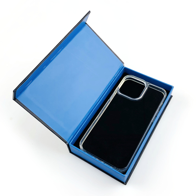 กล่องของขวัญ Flip Lid พร้อมแม่เหล็ก การบรรจุกระดาษกล่องโทรศัพท์กรอบกล่องที่มีโลโก้