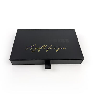 ขายปลีก วัสดุมิตรต่อสิ่งแวดล้อม ดํา ตู้โทรศัพท์ อุปกรณ์เสริมกล่องของขวัญ กล่องโทรศัพท์ กล่องบรรจุด้วย EVA Spot UV